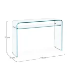 Konzola 2P IRIDE 110x35, je eleganten kos pohištva, ki popestri vaš prostor. Njen poseben dizajn vas bo navdušil, saj prinese vašemu prostoru eleganco in