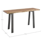 Konzola ARON . Konzola ARON, je eleganten kos pohištva, ki popestri vaš prostor. Njen poseben dizajn vas bo navdušil, saj prinese vašemu prostoru eleganco