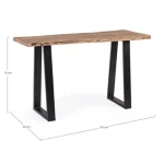 Konzola ARTUR . Konzola ARTUR je eleganten kos pohištva, ki popestri vaš prostor. Njen poseben dizajn vas bo navdušil, saj prinese vašemu prostoru eleganco