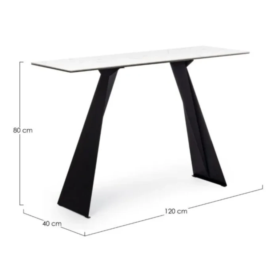 Konzola BLAZAR 120X40 . Konzola BLAZAR je eleganten kos pohištva, ki popestri vaš prostor. Njen poseben dizajn vas bo navdušil, saj prinese vašemu prostoru