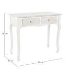 Rustikalna konzola CLORINE je eleganten kos pohištva, ki popestri vaš prostor. Njen poseben dizajn vas bo navdušil, saj prinese vašemu prostoru eleganco in