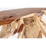 Konzola LISANDRA 120X45 . Konzola LISANDRA 120x45 je elegantna a hkrati visokokakovostna mizica. Konzola je umetniško delo narejeno iz tikovega lesa z