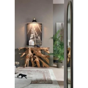 Konzola SOLIDAD 120X40 . Konzola SOLIDAD 120x40 je eleganten kos pohištva, ki popestri vaš prostor. Njen poseben dizajn vas bo navdušil, saj prinese vašemu