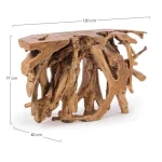 Konzola SOLIDAD 120x40 je eleganten kos pohištva, ki popestri vaš prostor. Njen poseben dizajn vas bo navdušil, saj prinese vašemu prostoru eleganco in