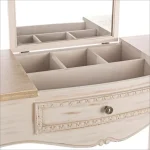 Konzola z ogledalom CLARISSE . Konzola z ogledalom CLARISSE, je eleganten kos pohištva, ki popestri vaš prostor. Njen poseben dizajn vas bo navdušil, saj