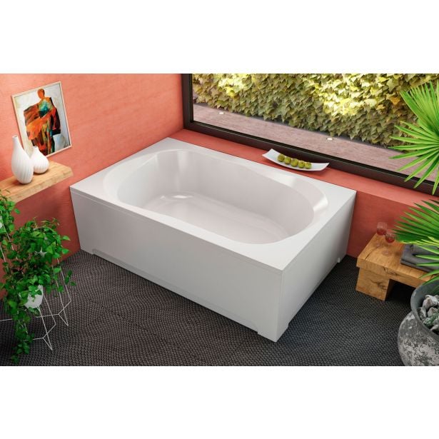 KOPALNA KAD KOTNA KOLPA SAN ADAM&EVA 195X125 BELA ZA VGRADNJO KOPALNA KAD KOTNA KOLPA SAN ADAM&EVA 195X125 BELA ZA VGRADNJO