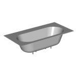 KOPALNA KAD KOTNA KOLPA SAN ATYS 200X100 BELA ODL. GARN. UP&DOWN - slika 7