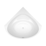 KOPALNA KAD KOTNA KOLPA SAN DOLORES 130X130 BELA ZA VZIDAVO - slika 6