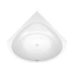 KOPALNA KAD KOTNA KOLPA SAN DOLORES 140X140 BELA Z OBLOGO - slika 6