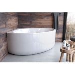 KOPALNA KAD KOTNA KOLPA SAN DOLORES 140X140 BELA ZA VZIDAVO - slika 6