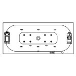 KOPALNA KAD KOTNA KOLPA SAN PANDORA 170X75/MO-2 V+Z+M - slika 6
