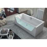 KOPALNA KAD SAMOSTOJEČA KOLPA SAN COPELIA LIGHT-FS 180X80 WHITE KERROCK - slika 6