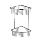 KOPALNIŠKA GALANTERIJA KOLPA SAN DVOJNA KOTNA KOŠARICA ZA TUŠ KABINO EL-10