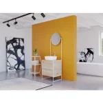 Kopalniška omarica ALAK . Kopalniška omarica ALAK ima kovinsko konstrukcijo ter ogledalo. Je odlična rešitev za majhne kopalnice in ustvari dodaten dekor v