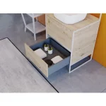 Kopalniška omarica ALAK . Kopalniška omarica ALAK ima kovinsko konstrukcijo ter ogledalo. Je odlična rešitev za majhne kopalnice in ustvari dodaten dekor v