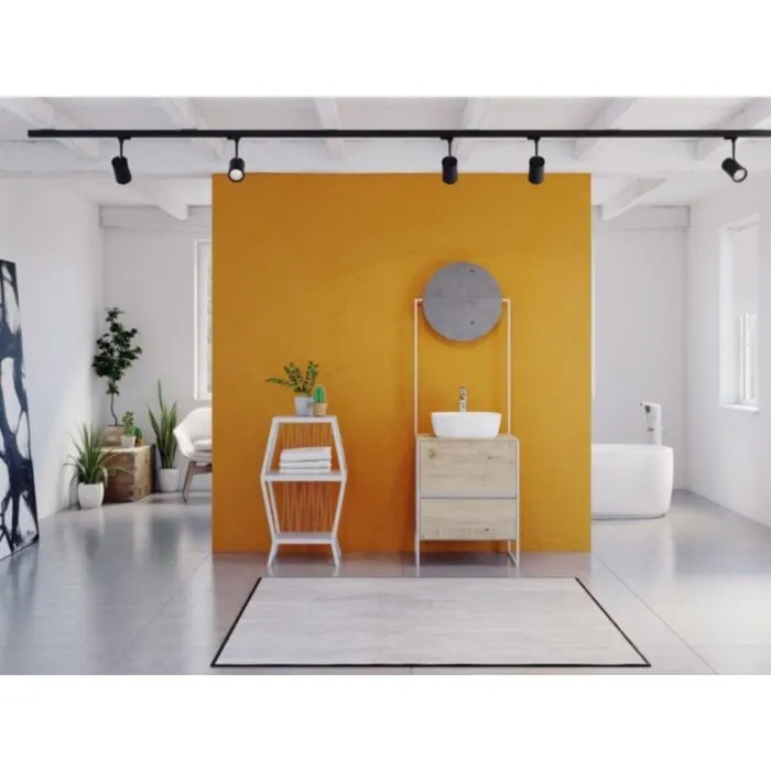 Kopalniška omarica ALAK . Kopalniška omarica ALAK ima kovinsko konstrukcijo ter ogledalo. Je odlična rešitev za majhne kopalnice in ustvari dodaten dekor v