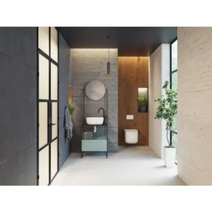 Kopalniška omarica ALAKA . Kopalniška omarica ALAKA ima kovinsko konstrukcijo ter ogledalo. Je odlična rešitev za majhne kopalnice in ustvari dodaten dekor