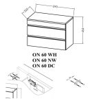 KOPALNIŠKA OMARICA KOLPA SAN ON 60 DC NAOMI - slika 8