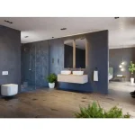 Kopalniška omarica VAL . Kopalniška omarica VAL je narejena iz odpornega laminata, ki ne bo vpil vlago in čez iam premaz kateri bo pomagal, da niso vidni