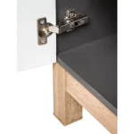 Kopalniški blok ALI 2 80 je odlične kvalitete, narejen iz kakovostnih materialov. Vsebuje umivalnik, omarico pod umivalnikom, omarico z ogledalom, veliko