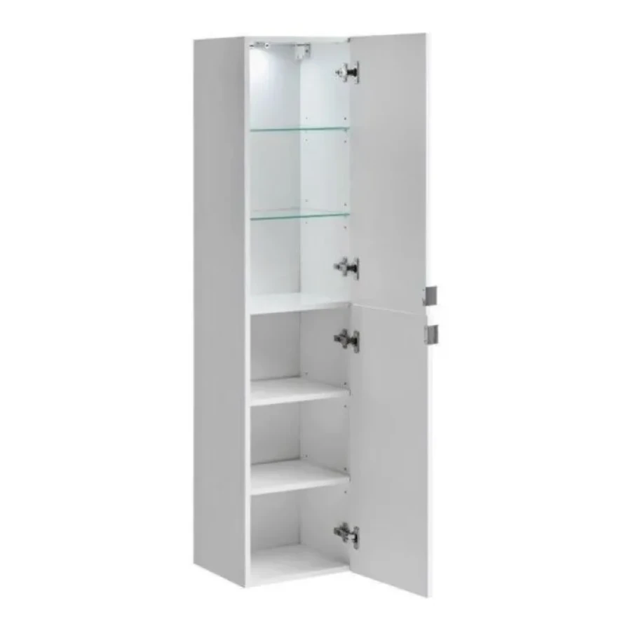 Kopalniški blok AURORA 90 3 . Kopalniški blok AURORA 90 3 je narejen iz kvalitetne laminirane plošče. V ceno je vključeno 1x LED lučka, 1 x omarica pod