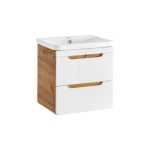 Kopalniški blok BUBA 60 . Kopalniški blok BUBA 60 je odlične kvalitete, narejen iz kakovostnih materialov. Vsebuje LED ogledalo, umivalnik, omarico pod