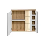 Kopalniški blok HAMA 80 bela . Kopalniški blok HAMA je odlične kvalitete, narejen iz kakovostnih materialov. Vsebuje LED ogledalo, umivalnik, omarico pod