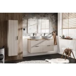 Kopalniški blok ILONA 120 . Kopalniški blok ILONA 120 je narejen v kašmir barvi, kar poudari čist in sodoben izgled. Je funkcionalen in estetsko privlačen