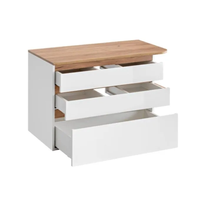 Kopalniški blok LATINA Kopalniški blok LATINA . Kopalniški blok LATINA je odlične kvalitete, narejen iz kakovostnih materialov. Vsebuje ogledalo, umivalnik, omarico pod