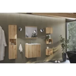 Kopalniški blok MARCELIN 2 60 . Kopalniški blok MARCELIN 2 60 je narejen iz kvalitetne laminirane plošče. Izstopa zaradi svojega modernega dizajna.