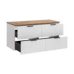 Kopalniški blok PIJA 120 . Kopalniški blok PIJA 120 je narejen v beli barvi, kar mu poudari čist in sodoben izgled. Je funkcionalen in estetsko privlačen