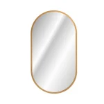 Kopalniško ogledalo NAPOLEON . Kopalniško ogledalo NAPOLEON je narejeno iz kvalitetnih materialov in se prilega v vsako kopalnico. Imat zlat okvir ter LED