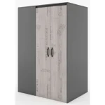 Kotna garderobna omara MAJA - desna je novi hit leta. Vrata imamo na svoji desni strani, ko jih odpremo lahko vstopimo noter v omaro in imamo na svoji levi