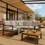 KOTNA GARNITURA ORIS II 5P ALU/EUC+KAVNA MIZICA D.GR/BEŽ BLAZINA - slika 20