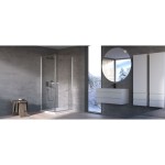 KOTNA KABINA ZA PRHANJE KOLPA SAN Q 80 SBR/1 ANDROMEDA SILVER PROF. PROZ. STEK.