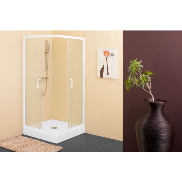 KOTNA KABINA ZA PRHANJE KOLPA SAN TKK 100/CH SQ LINE H190 BELI PROFILI ČINČILA ST. KOTNA KABINA ZA PRHANJE KOLPA SAN TKK 100/CH SQ LINE H190 BELI PROFILI ČINČILA ST.