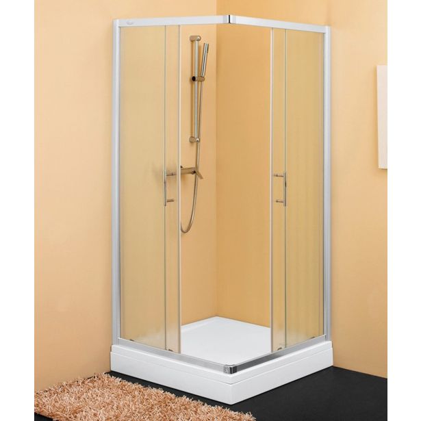 KOTNA KABINA ZA PRHANJE KOLPA SAN TKK 75X90/K SQ LINE H190 SILVER PR. PROZ. STEKLO KOTNA KABINA ZA PRHANJE KOLPA SAN TKK 75X90/K SQ LINE H190 SILVER PR. PROZ. STEKLO