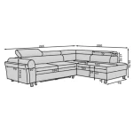 Kotna sedežna garnitura AIR 2 - slika 11