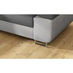 Kotna sedežna garnitura ANTON 3 . Kotna garnitura ANTON 3 je kotna sedežna garnitura, katera je narejena iz umetnega usnja in blaga. Garnitura se raztegne v