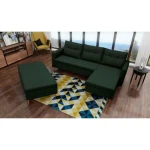 Kotna sedežna garnitura DANA . Kotna sedežna garnitura DANA je sedežna s stilom skandinavskega sloga. Dobavljiva v več barvah. Zraven sedežne prejmete