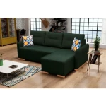 Kotna sedežna garnitura DAŠA . Kotna sedežna garnitura DAŠA je sedežna s stilom skandinavskega sloga. Dobavljiva v različnih barvah tkanine. Garnitura