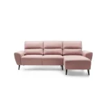 Kotna sedežna garnitura DEJA . Kotna sedežna garnitura DEJA je sedežna narejena po modernih smernicah, s pridihom klasike. Zaradi svojega visokega hrbtnega