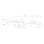 Kotna sedežna garnitura DEJA . Kotna sedežna garnitura DEJA je sedežna narejena po modernih smernicah, s pridihom klasike. Zaradi svojega visokega hrbtnega