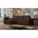 Kotna sedežna garnitura DOMEN . Kotna sedežna garnitura DOMEN je kotna sedežna garnitura, katera je narejena iz vrhunskih materialov. Sedežna se raztegne v