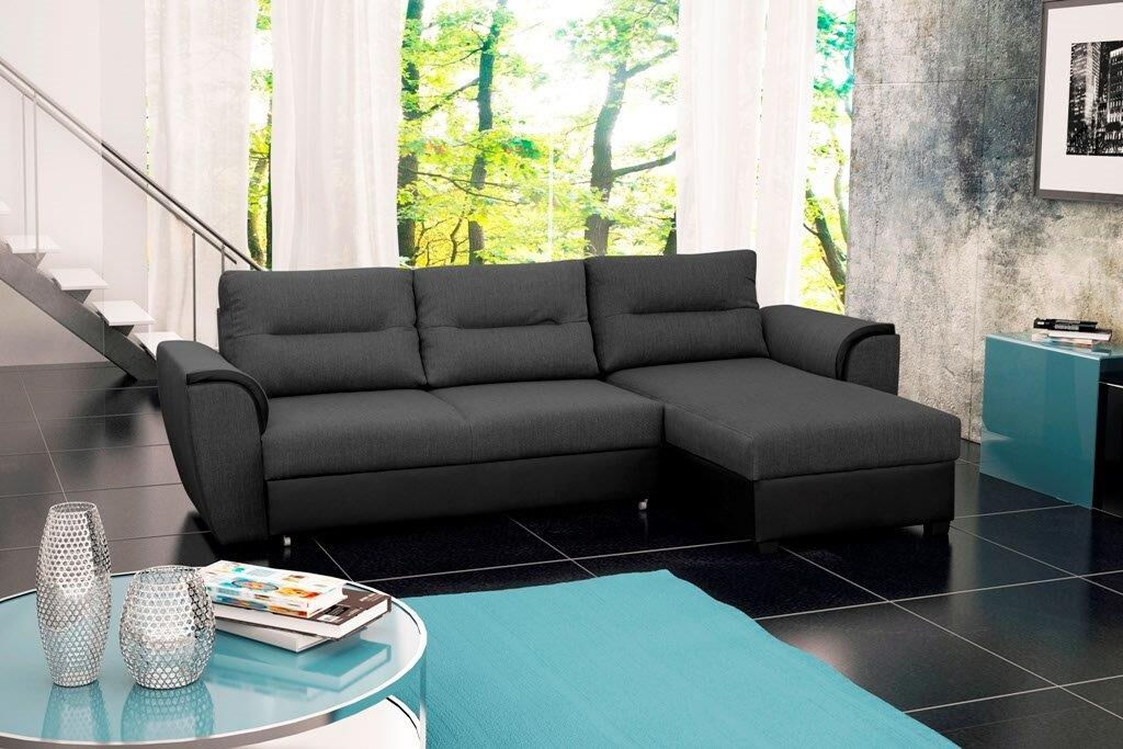 Kotna sedežna garnitura ENEJ 2 je zelo praktična in funkcionalna. Narejena je v kombinaciji kvalitetnega umetnega usnja in blaga. Garnitura ima levi ali