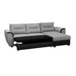 Kotna sedežna garnitura ENEJ 2 . Kotna sedežna garnitura ENEJ 2 je zelo praktična in funkcionalna. Narejena je v kombinaciji kvalitetnega umetnega usnja in