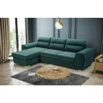 Kotna sedežna garnitura EVEREST . Kotna sedežna garnitura EVEREST je praktična ter udobna. Na voljo je v zeleni barvi oblazinjenja. Sedežni je potrebno