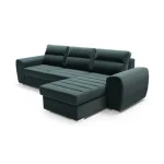 Kotna sedežna garnitura EVEREST . Kotna sedežna garnitura EVEREST je praktična ter udobna. Na voljo je v zeleni barvi oblazinjenja. Sedežni je potrebno