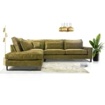 Kotna sedežna garnitura FANTAZIJA 2 . Kotna sedežna garnitura FANTAZIJA 2 je udobna ter modernega videza. Sedežna je vzmetena z valovitimi vzmetmi. Zraven