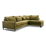 Kotna sedežna garnitura FANTAZIJA 2 . Kotna sedežna garnitura FANTAZIJA 2 je udobna ter modernega videza. Sedežna je vzmetena z valovitimi vzmetmi. Zraven